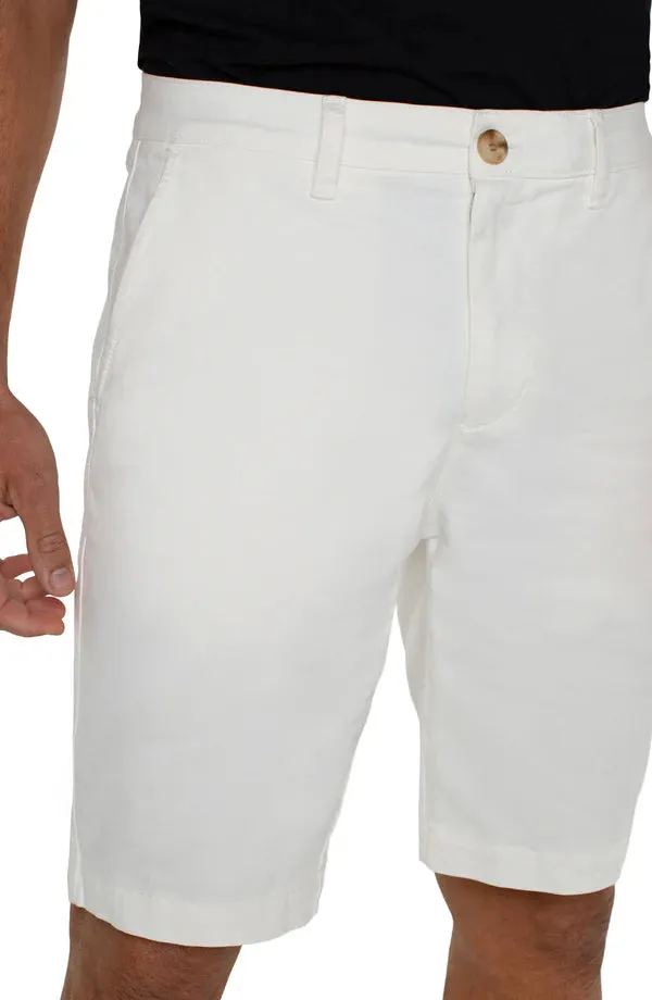 9.5" Trouser Short in White