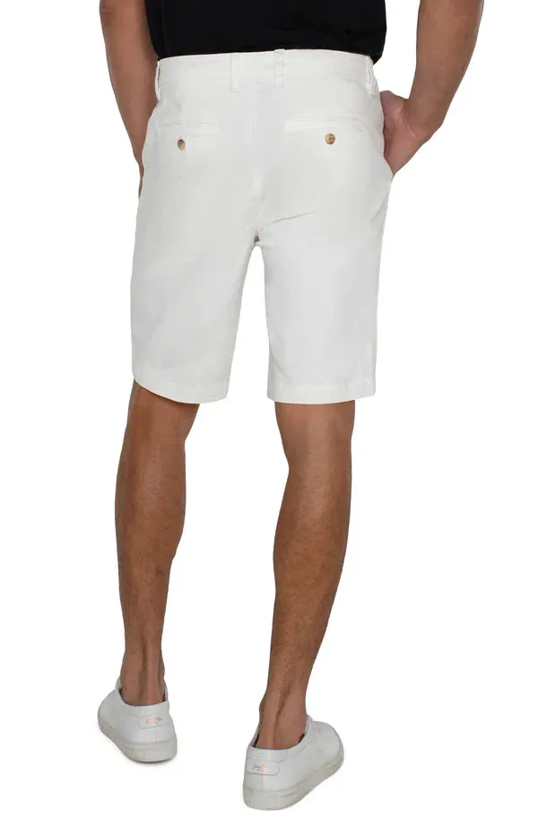 9.5" Trouser Short in White