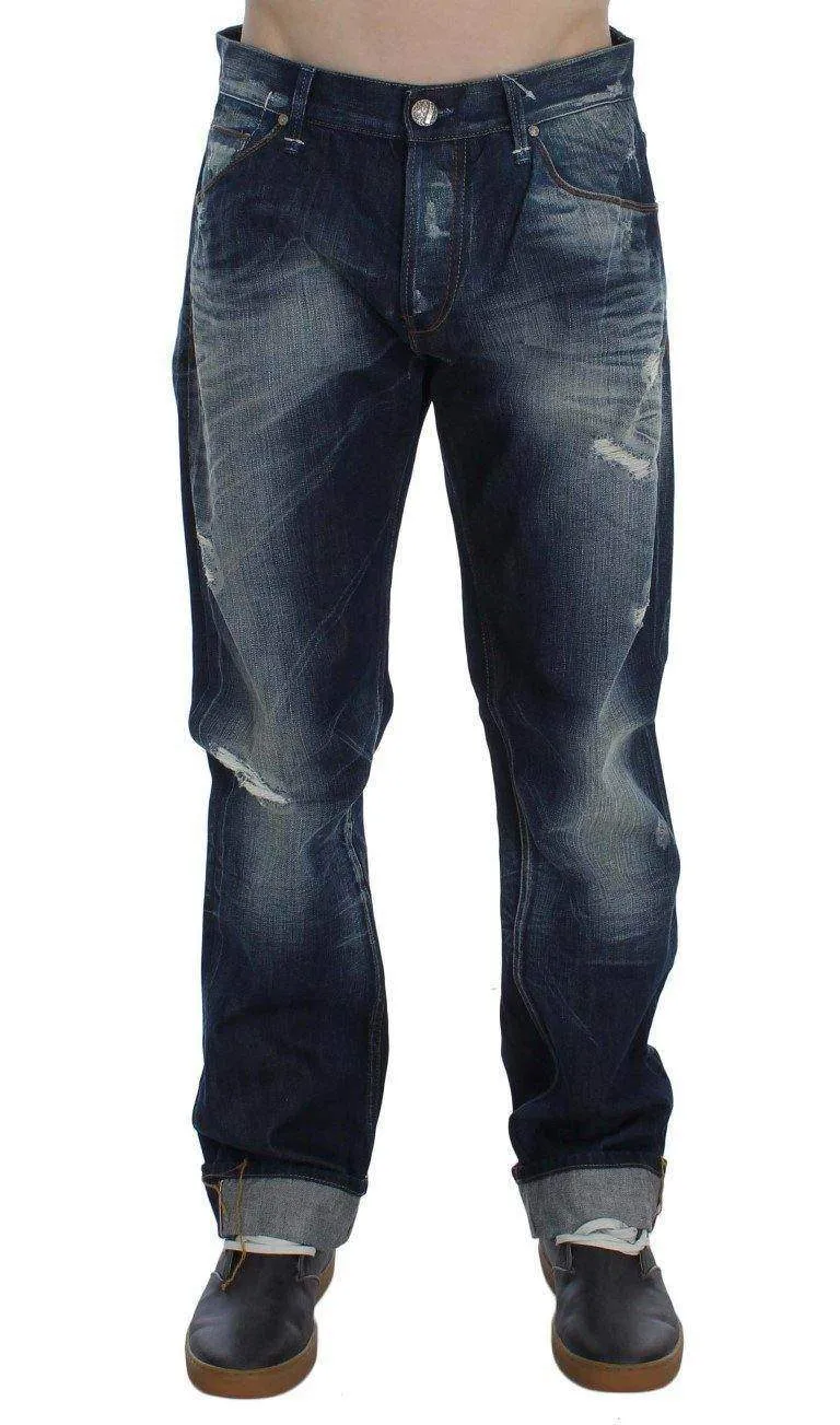 ACHT  Wash Cotton Denim Regular Fit Jeans