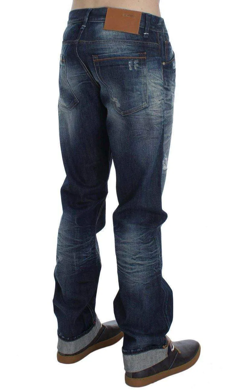 ACHT  Wash Cotton Denim Regular Fit Jeans