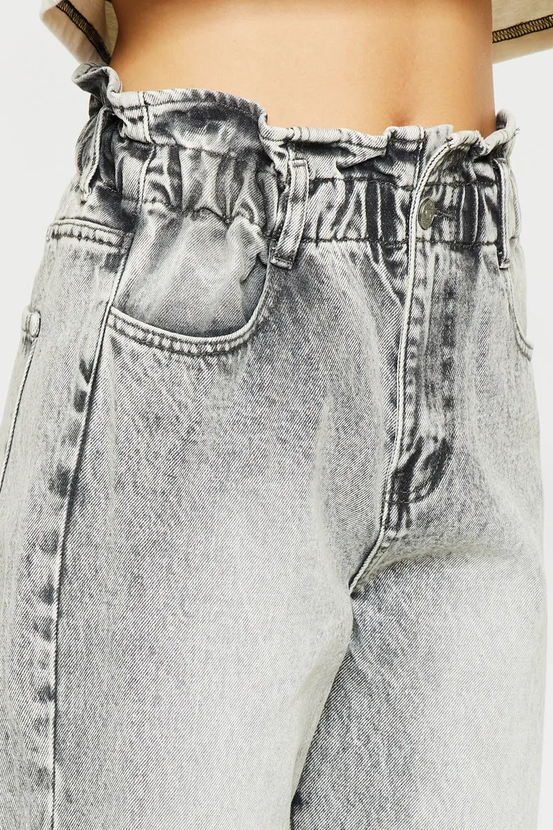 Akali Ultra High Rise Paperbag Boyfriend Jeans