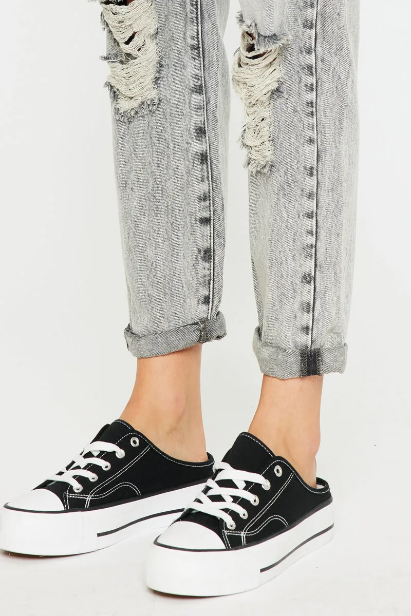 Akali Ultra High Rise Paperbag Boyfriend Jeans