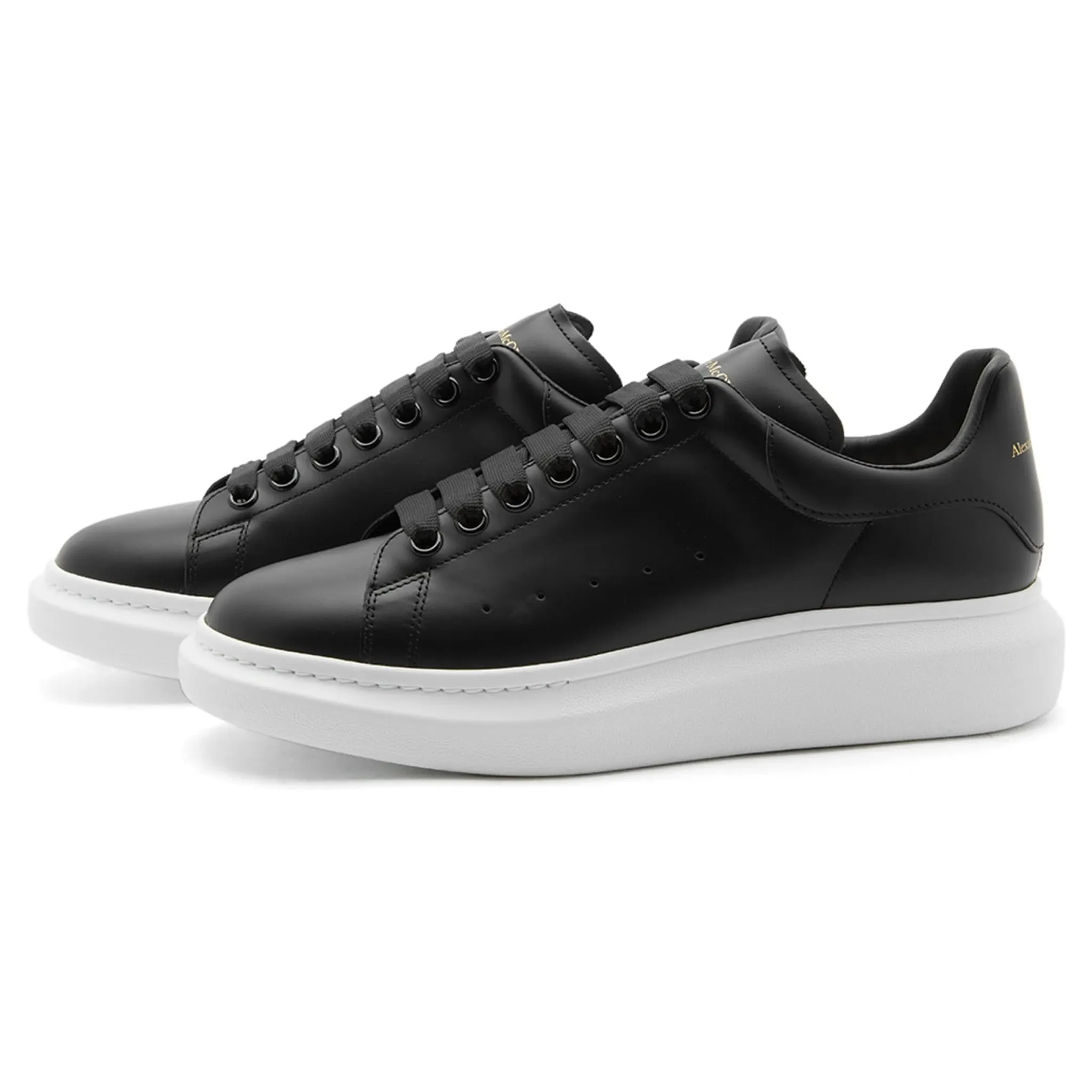 Alexander Mcqueen Raised Sole Black Sneaker