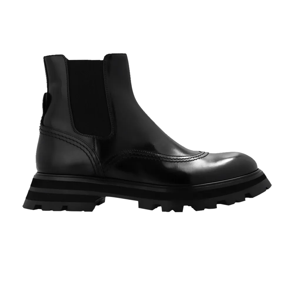 Alexander McQueen Wmns Wander Chelsea Boot 'Black' 2020