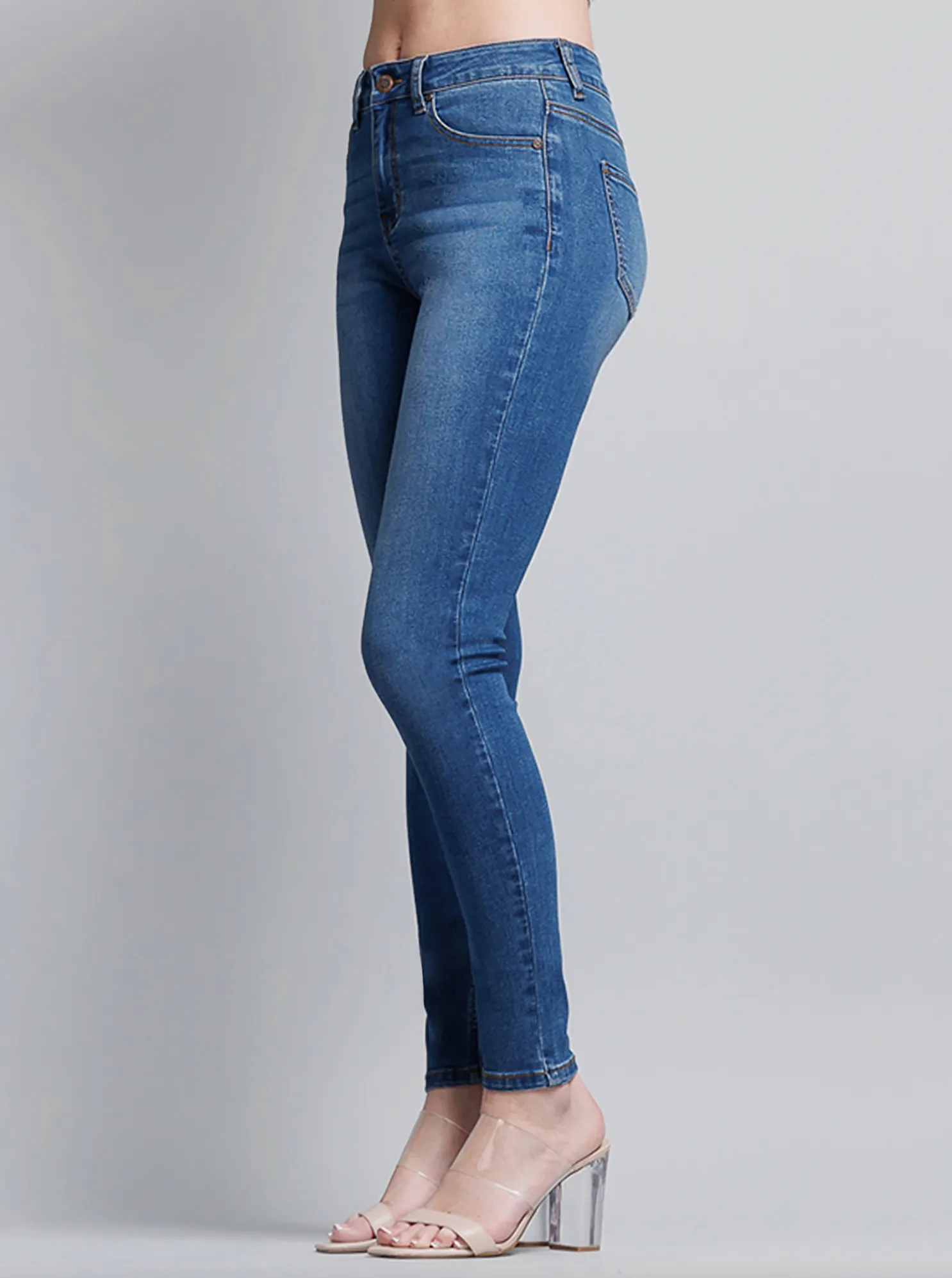 Alicia High Rise Classic Ankle Skinny Jeans (2 colors)