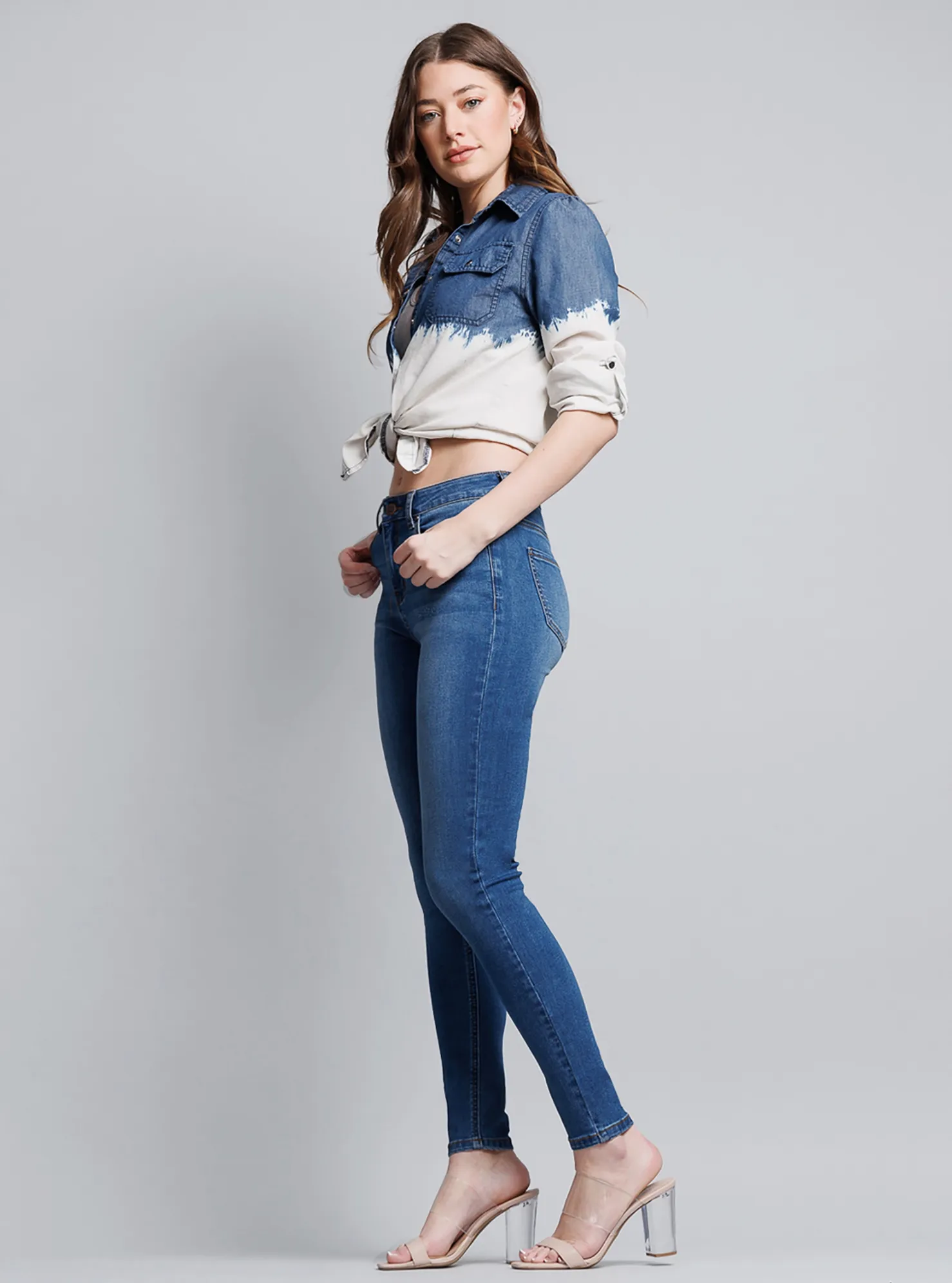 Alicia High Rise Classic Ankle Skinny Jeans (2 colors)