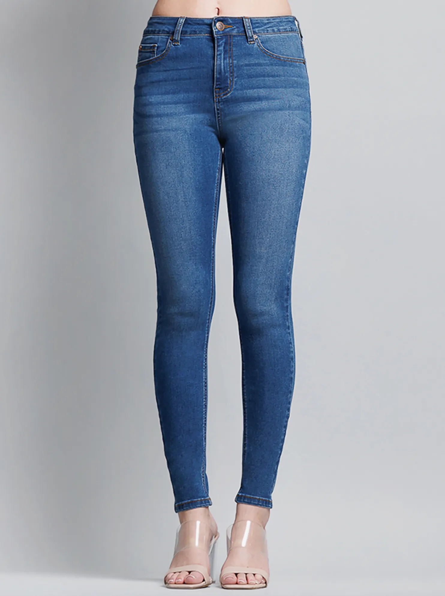 Alicia High Rise Classic Ankle Skinny Jeans (2 colors)