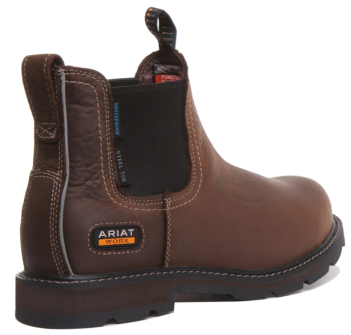 Ariat Ground Breaker In Brown Work Boot