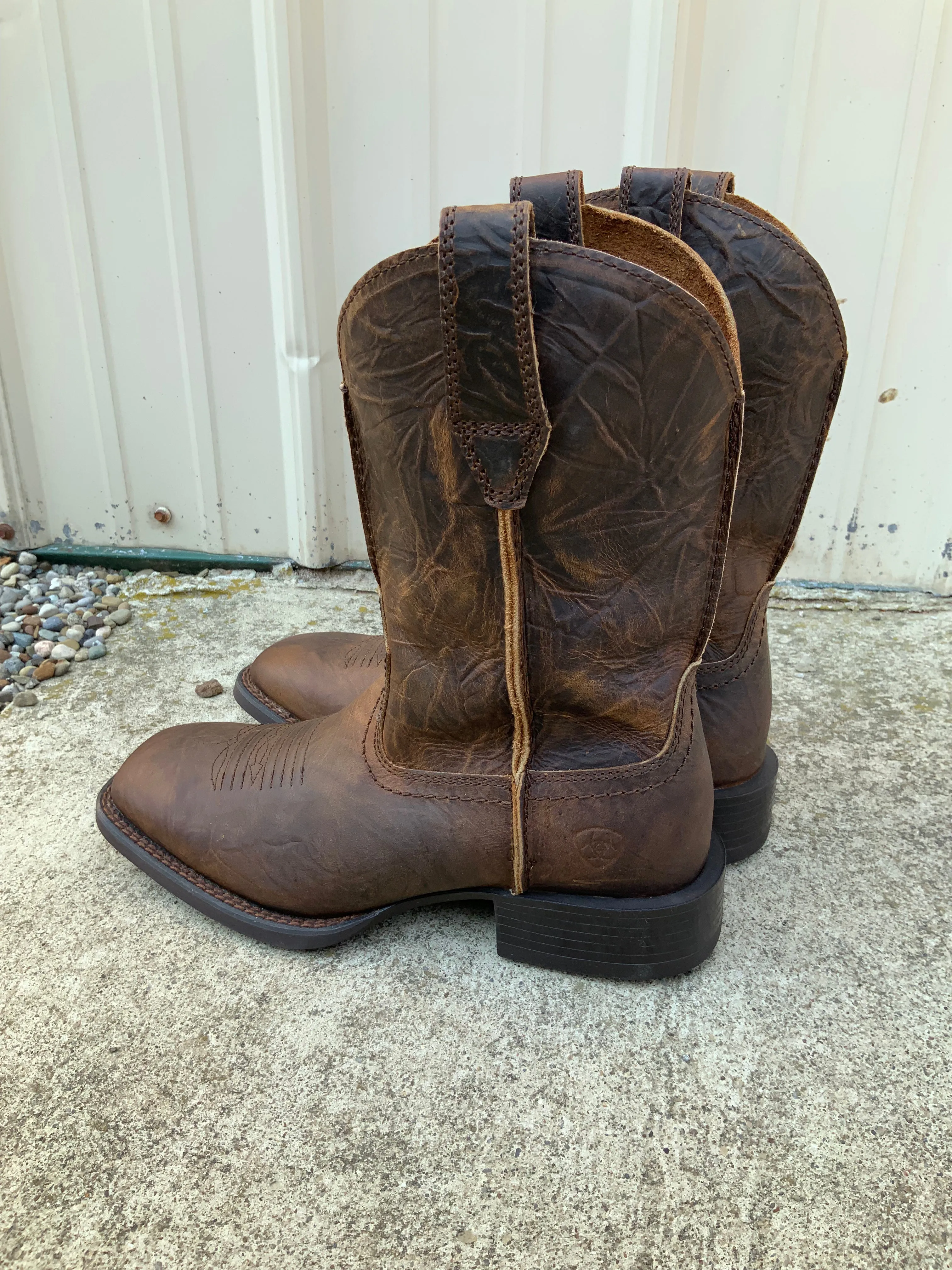 Ariat Men's Sport Rambler Brown Square Toe Cowboy Boot 10042586