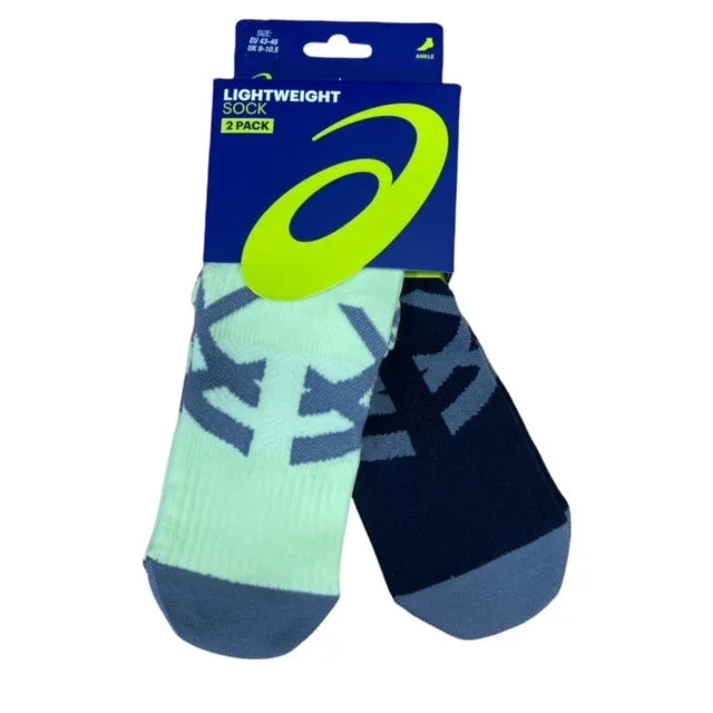 Asics 2PPK Lighweight Sock 130888 407 french blue-lime green