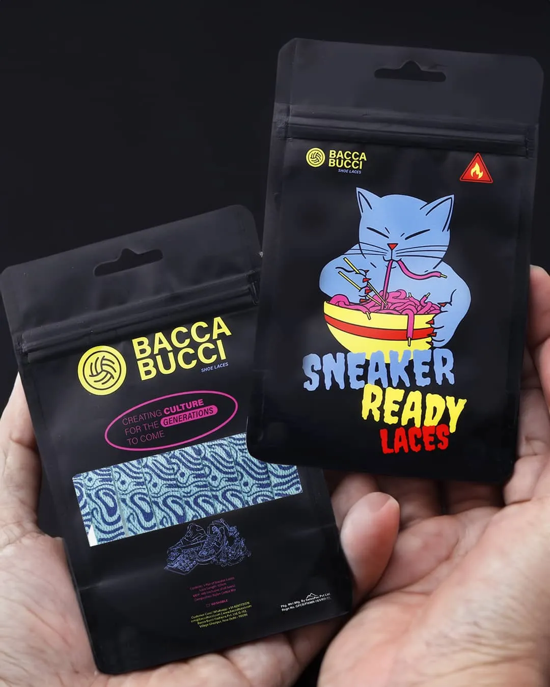 Bacca Bucci "SQUIGGLE" Sneaker Laces