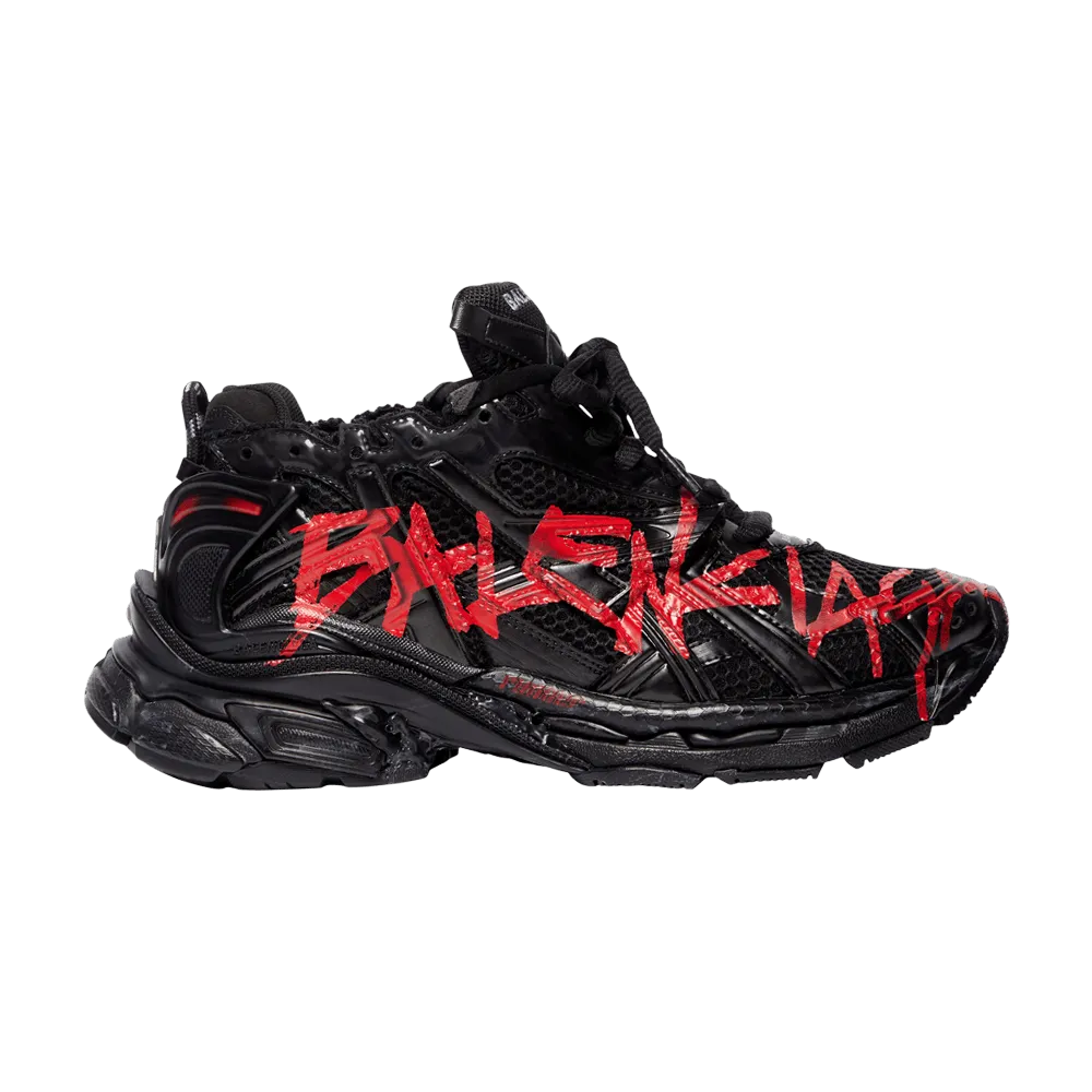 Balenciaga Runner Sneaker 'Graffiti - Black Red'