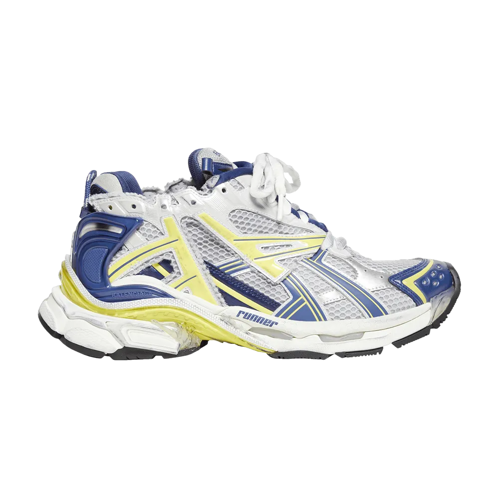 Balenciaga Runner Sneaker 'White Blue Yellow'