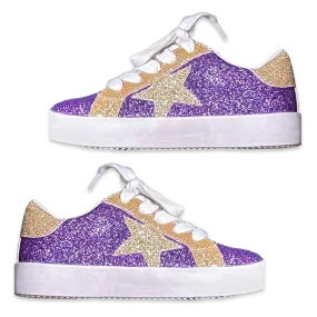 Belle Cher Sneaker - Purple/Gold