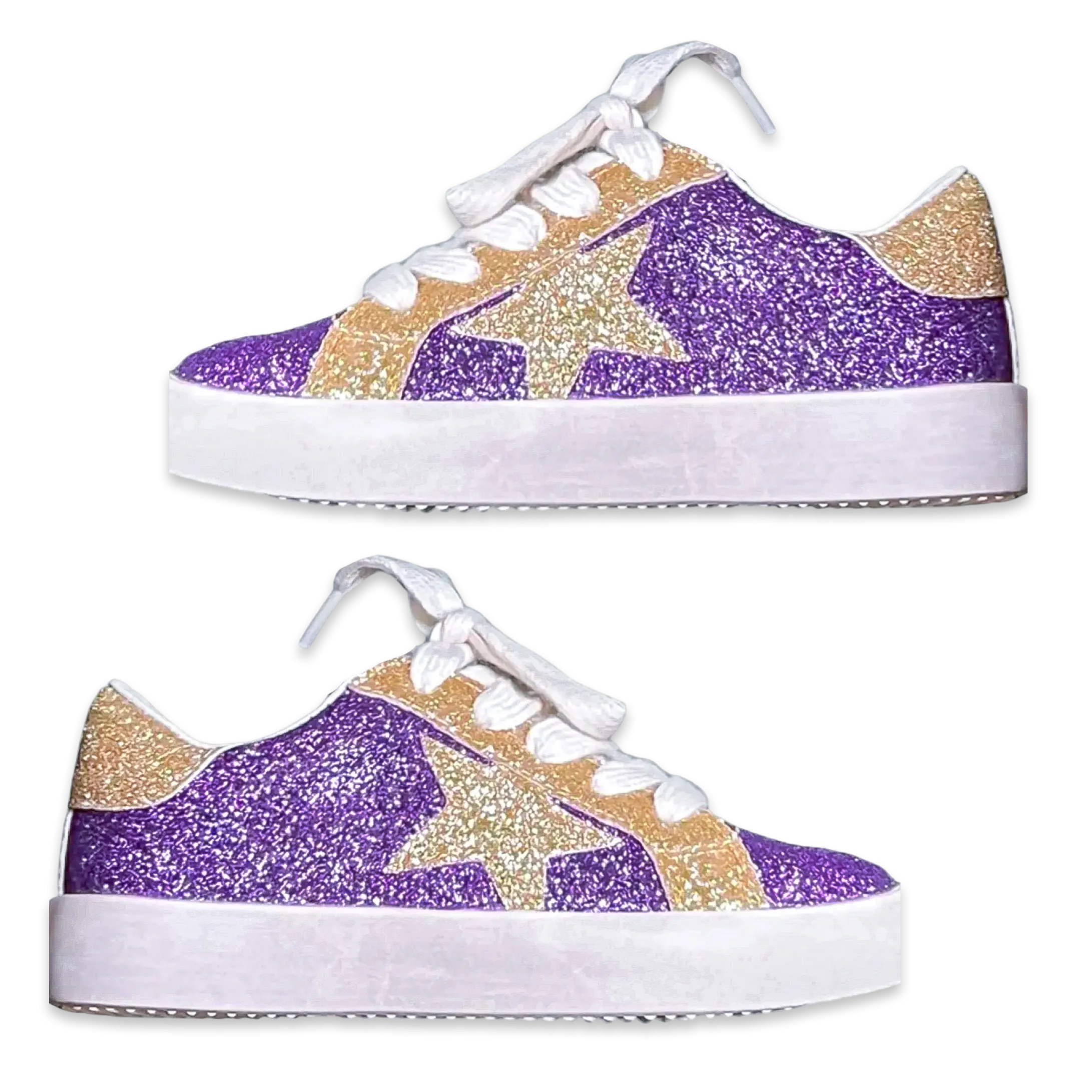 Belle Cher Sneaker - Purple/Gold