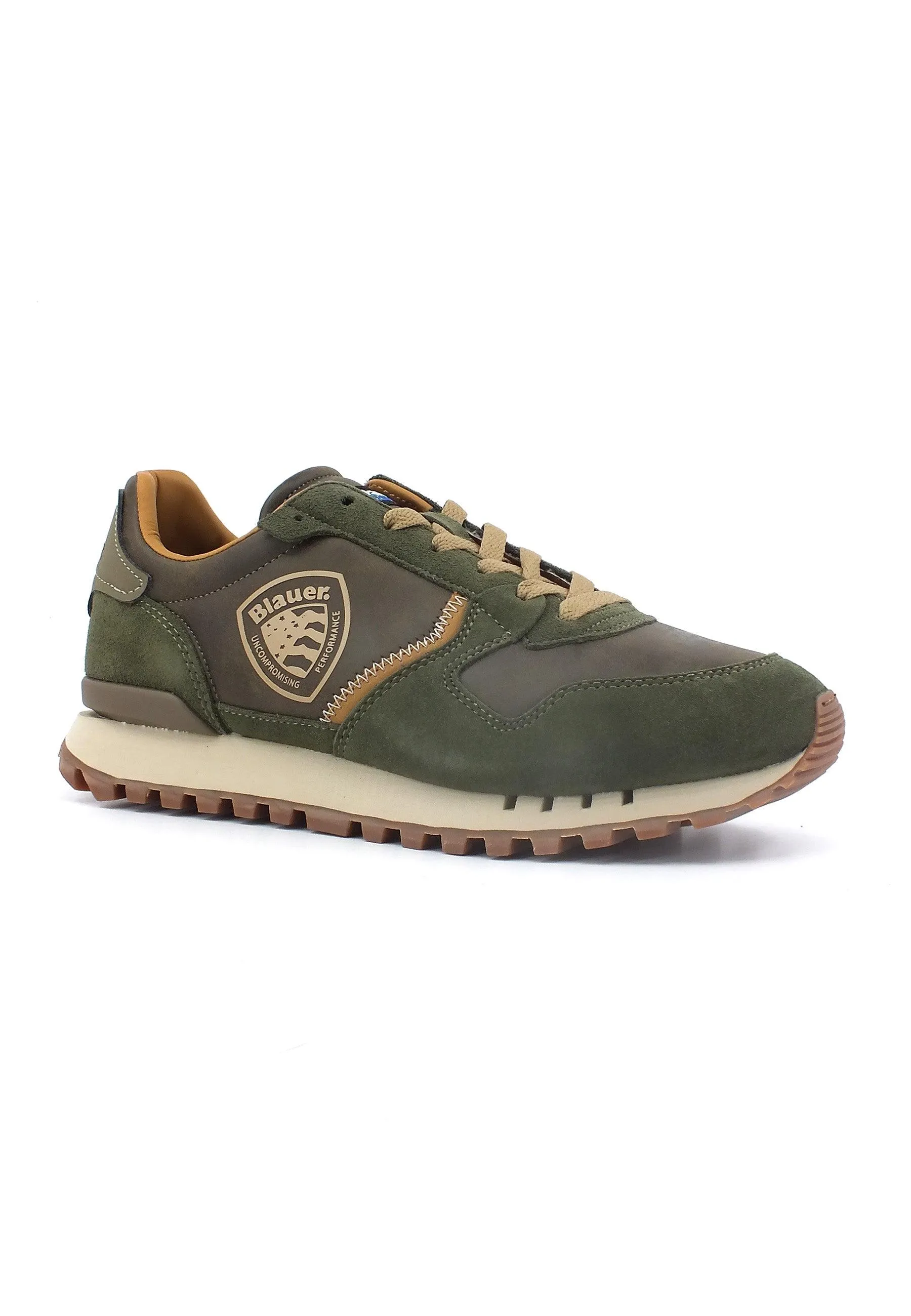 BLAUER Dixon02 Sneaker Uomo Elephant Verde F3DIXON02