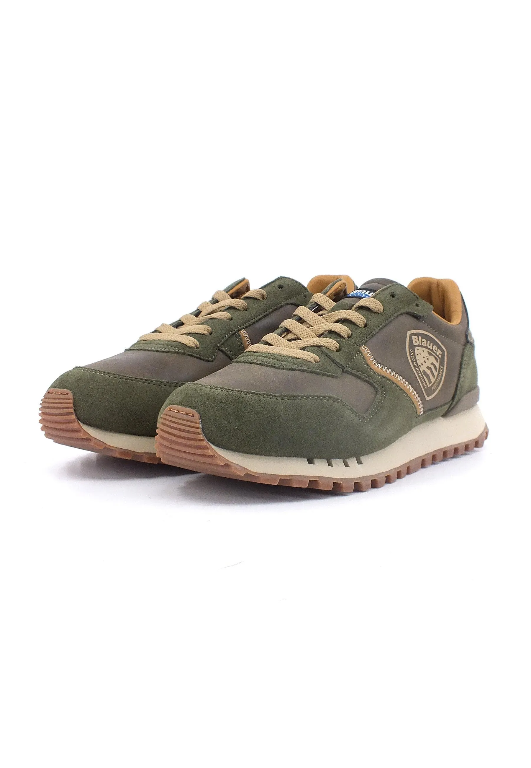 BLAUER Dixon02 Sneaker Uomo Elephant Verde F3DIXON02