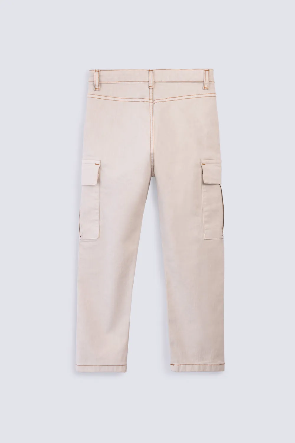 BOYS CARGO TWILL TROUSER