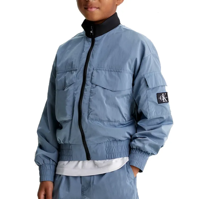 Calvin Klein Jeans Structured Nylon Bomber Junior