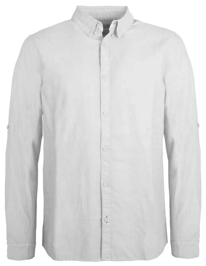 Camisa Manga Larga Indicode Jeans Inmattianus Offwhite