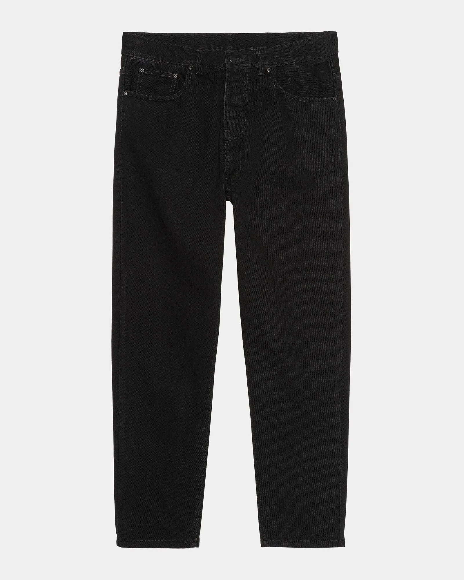 Carhartt WIP Newel Pant Relaxed Tapered Mens Jeans - Black One Wash