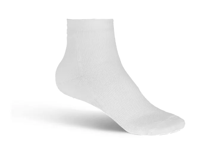 Compression Ankle Sock 15-20 mmHg - White