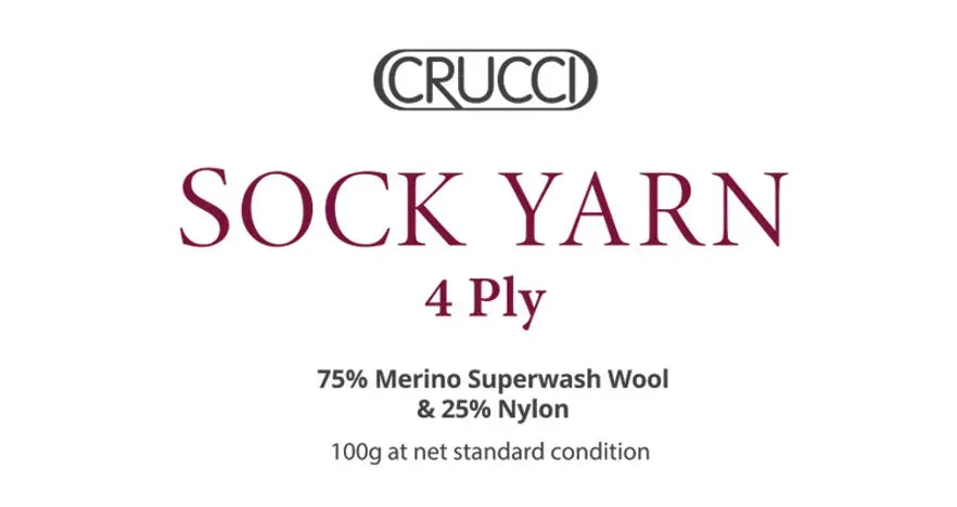 Crucci Merino Sock Yarn 4ply