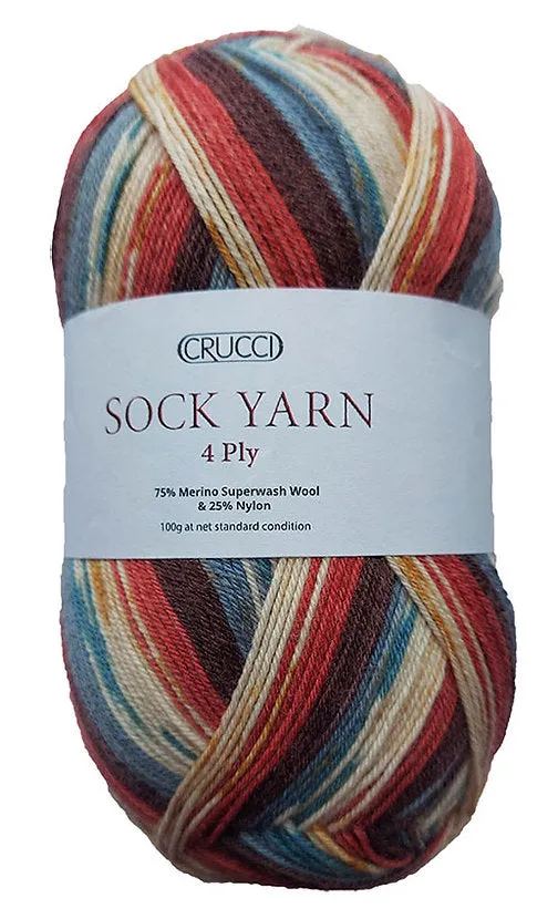 Crucci Merino Sock Yarn 4ply