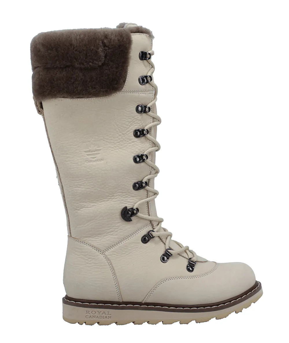 Sure! Heres an optimized title for the product: Pale Ale White Womens Winter Boot by Dalhousie