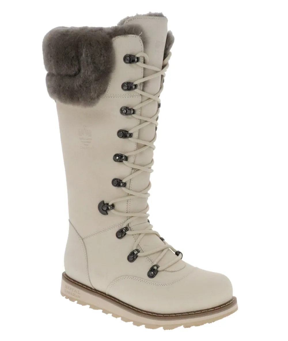 Sure! Heres an optimized title for the product: Pale Ale White Womens Winter Boot by Dalhousie