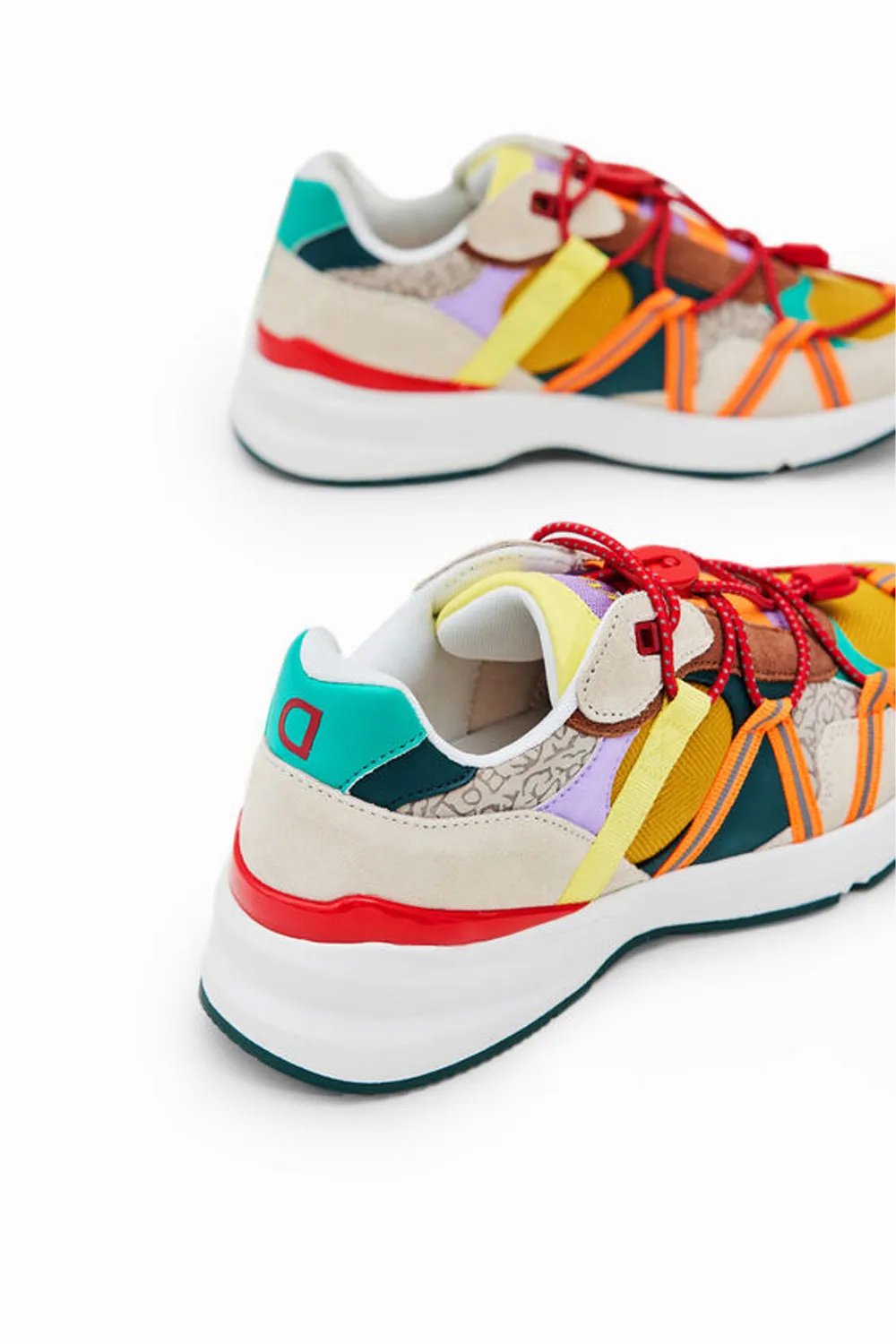 DESIGUAL PATCHWORK TREKKING DETAIL SNEAKER