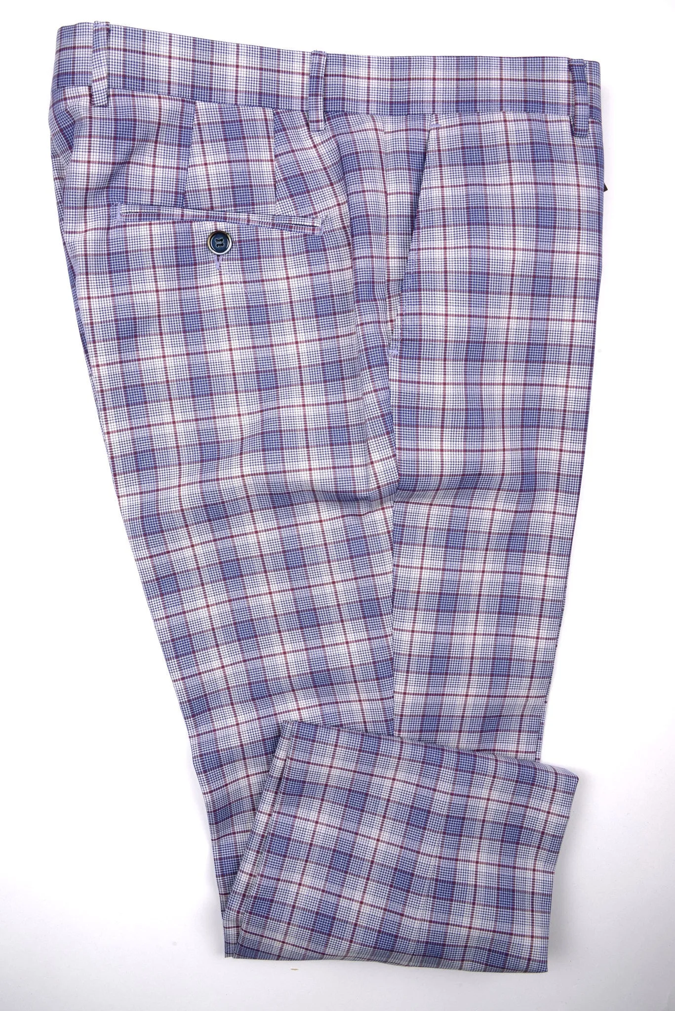 Euro Multi Check Summer Trouser