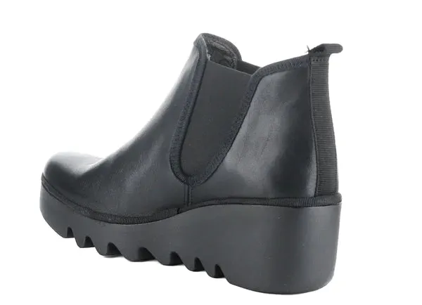 FLy London Byne Leather Boot | Black