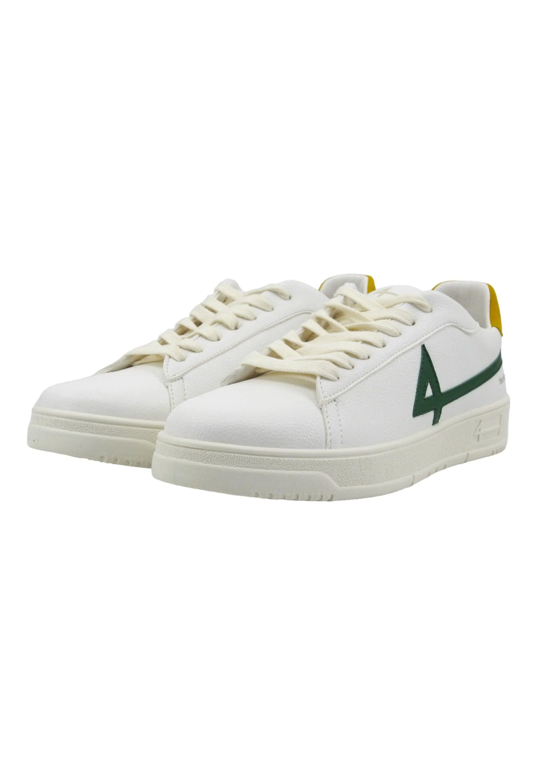 FOURLINE Sneaker Uomo Green Yellow Bianco X500U