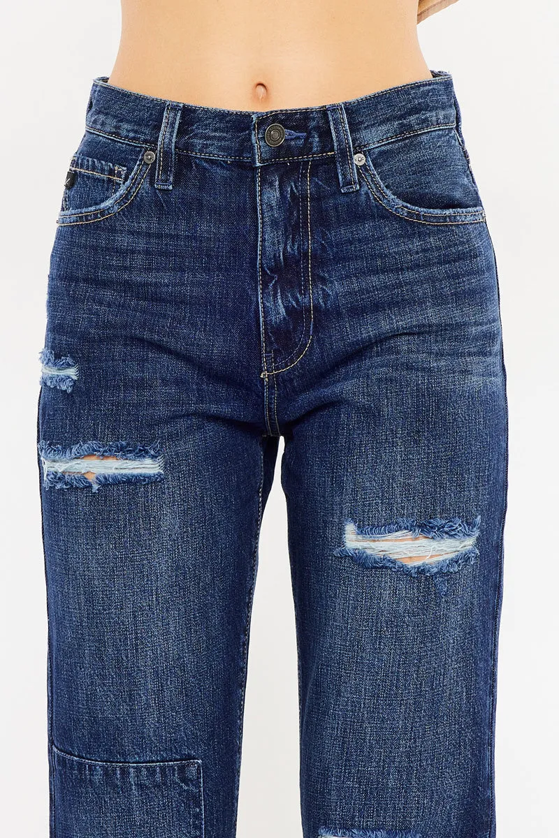 Fox Ultra High Rise 90's Boyfriend Jeans