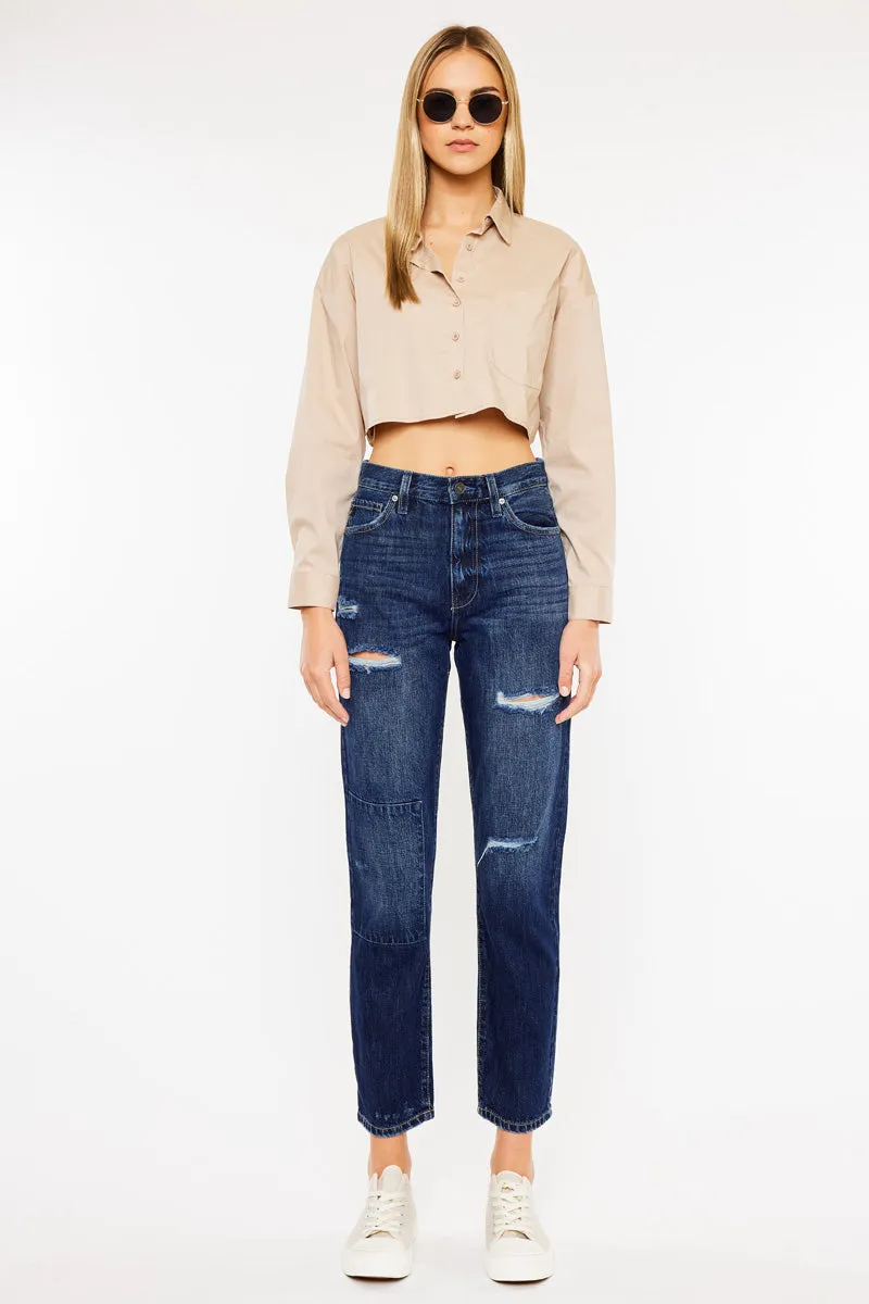 Fox Ultra High Rise 90's Boyfriend Jeans