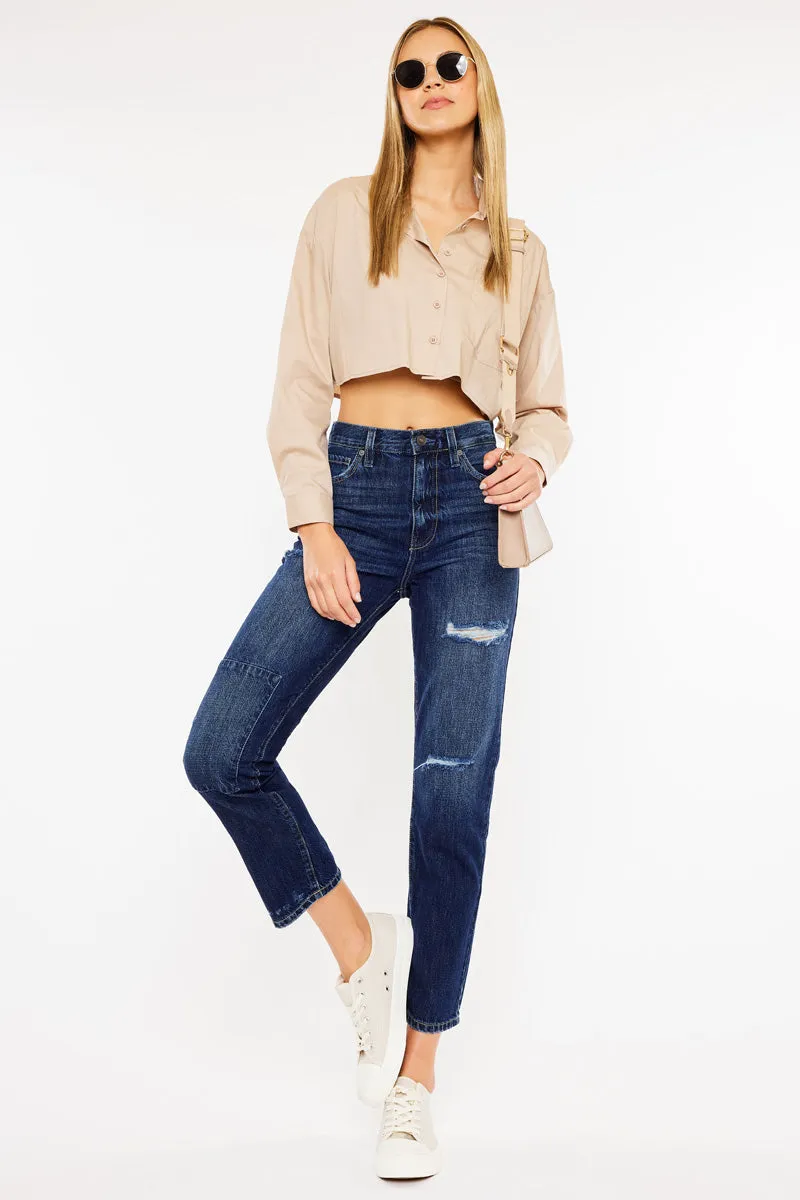 Fox Ultra High Rise 90's Boyfriend Jeans