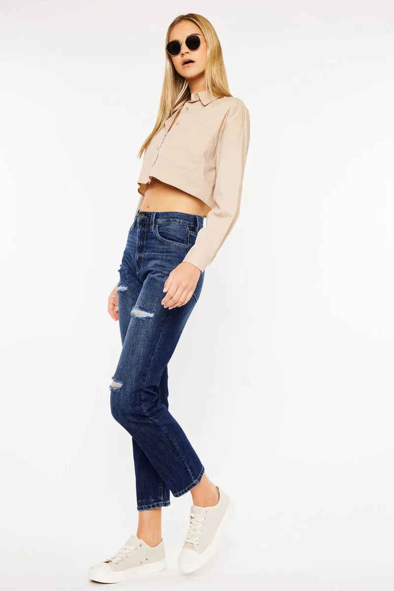 Fox Ultra High Rise 90's Boyfriend Jeans