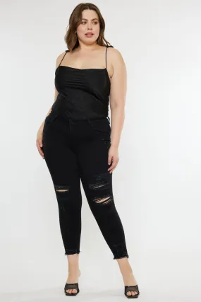 Genesis Mid Rise Ankle Skinny Jeans (Plus Size)