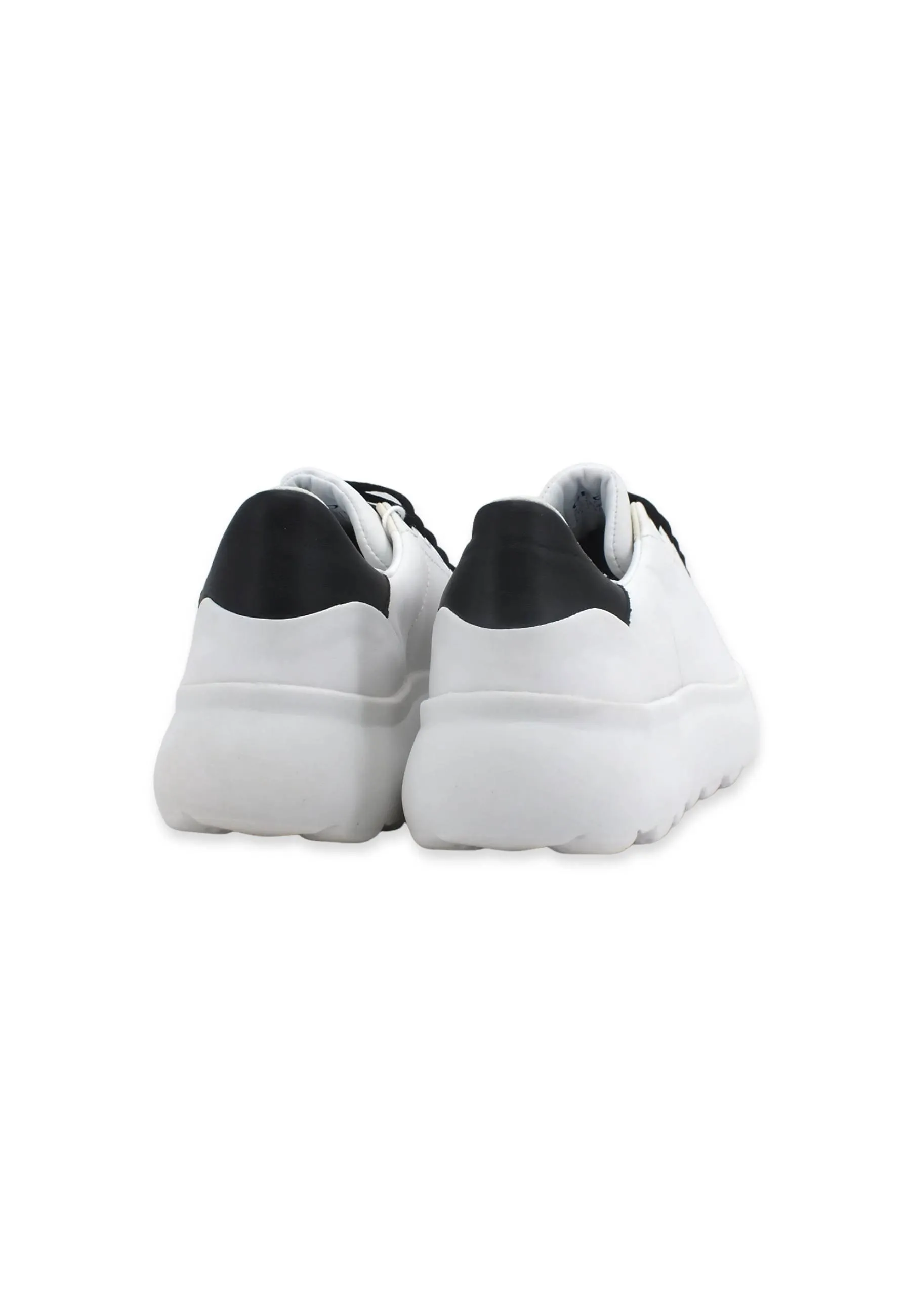 GEOX Spherica Sneaker Donna White Black D35TCB00085C0404