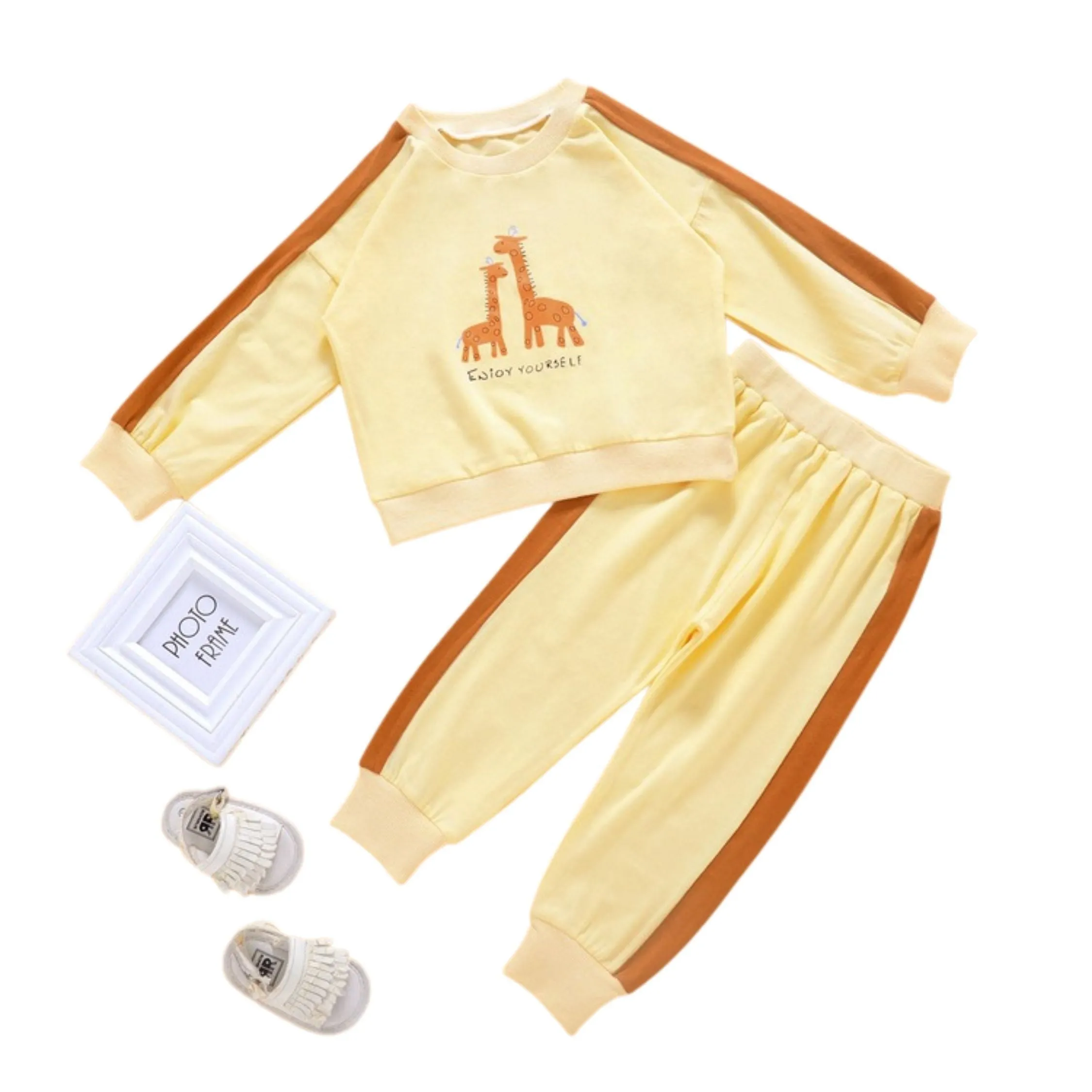 Giraffe Top And Trouser Set