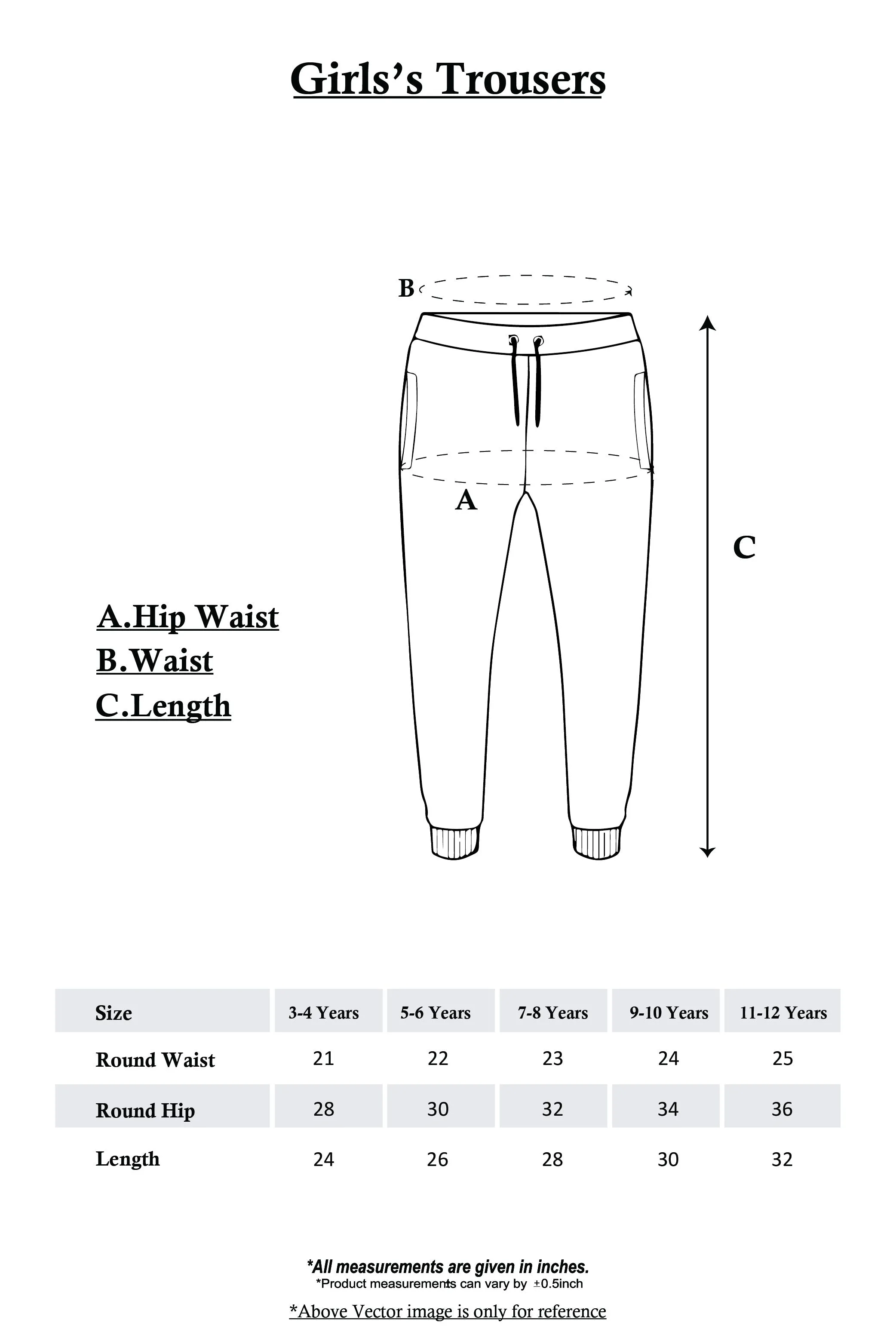 Girls fashion Trouser