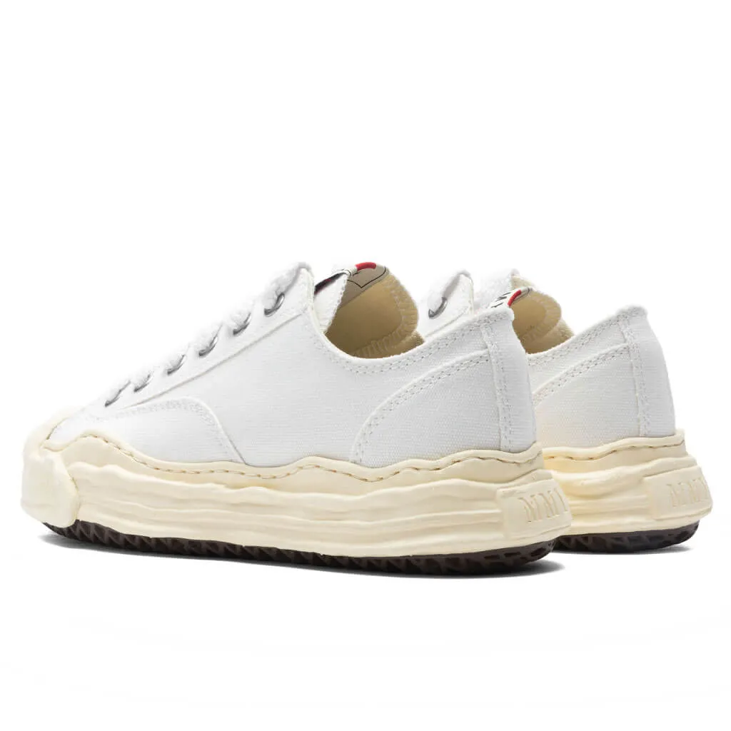 Hank Low Vintage Sole Canvas Sneaker - White