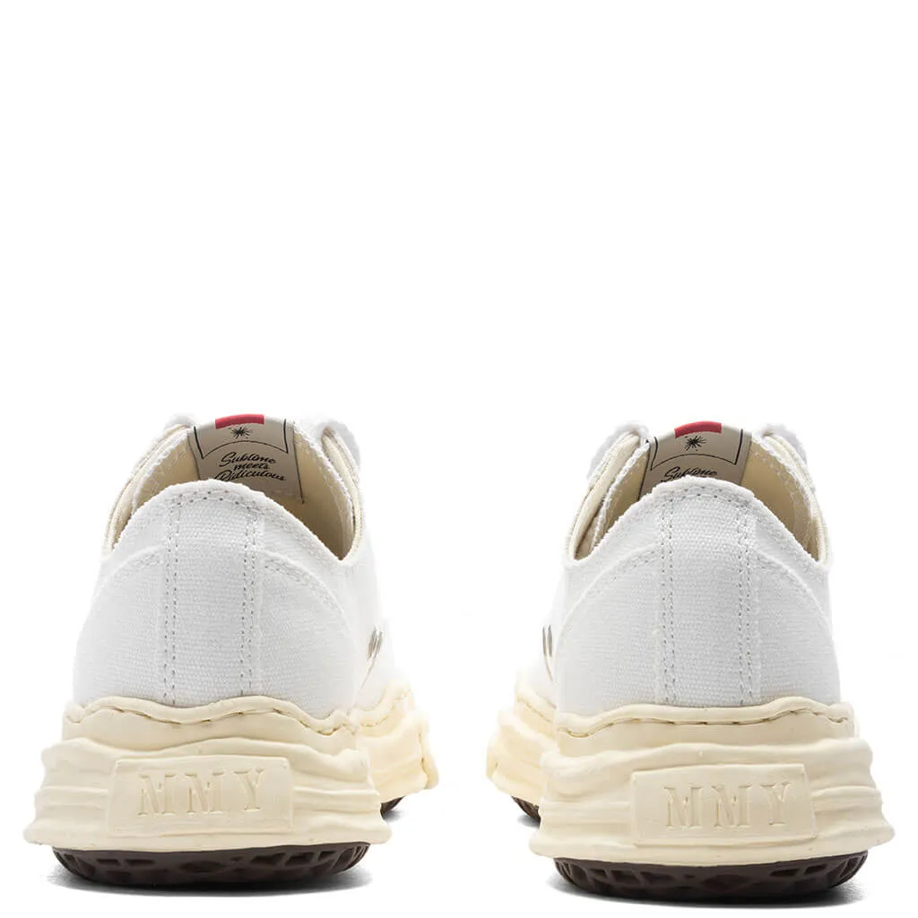 Hank Low Vintage Sole Canvas Sneaker - White