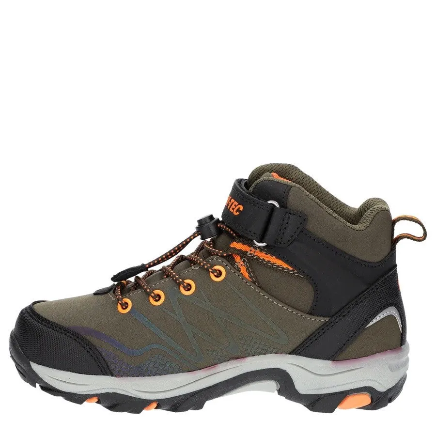 Hi Tec Kids Blackout Mid Hiking Boot -KHAKI