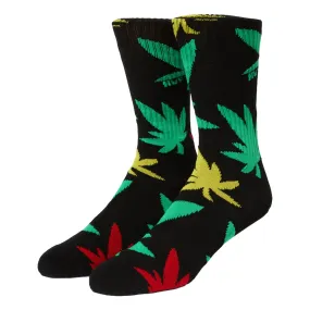 HUF ABSTRACT PLANTLIFE SOCK-BLACK