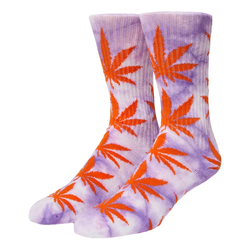 HUF BLEACH DYE PLANTLIFE SOCK-PURPLE