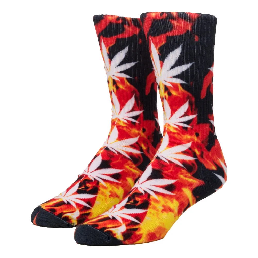 HUF ELEMENTS DIGITAL PL SOCK-ORANGE