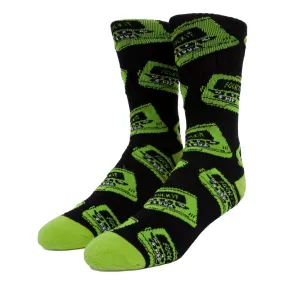 HUF HUFOROLA CREW SOCK-GREEN