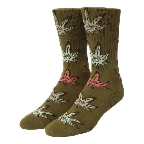 HUF OUTSIDE THE LINES SOCK-GREEN